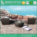 New Design Combination Sofa Wicker Furniture Outdoor Sofa Patio Furniture Garden Sofa Set Rattan Sofa