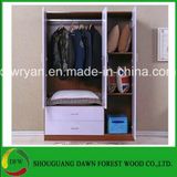 High Quality Three Doors Melamine Wardrobe