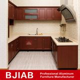 Red Teak Classic Metal Home Furniture Aluminum Kitchen Cabinet