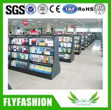 Wooden Double Face Library Bookshelf Library Furniture (ST-19)