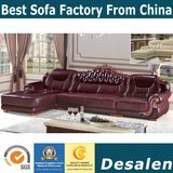 Best Quality Office Furniture L Shape Leather Sofa (A842)