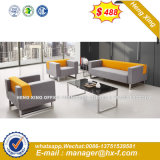 Modern Europe Design Steel Metal Leather Waiting Office Sofa (HX-S362)