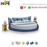 New Fashion Round Fabric Bed of 2018 (HC-E857)