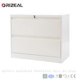 Orizeal 2 Drawer Vertical Lateral Filing Cabinet with Anti Titled Lock (OZ-OSC033)