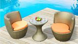 3 Pieces Rattan Sofa PE Outdoor Furniture Sofa Rattan Furniture