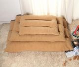 Three Sizes Berber Fleece Fabric Pet Bed & Cushion