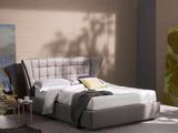 Nordic Simple Leather Fabric Bed Home Furniture