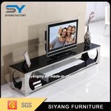 Living Room Furniture LCD TV Cabinet Table Glass TV Stand