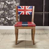 Modern Wooden Frame Restaurant Chair with Typical Picture Printed (SP-EC651)