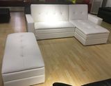 PU or Fabric Corner Sofa Cum Bed Set
