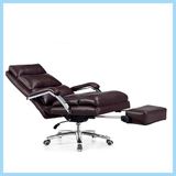 Modern Leather Iron Armrest Swivel Recliner Office Furniture Office Chair (WH-OC038)