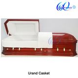 Best Seller Cherry Painting Color Unique Style Coffin and Casket