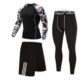 Customize Print Tshirt Men's Training Gym Wear Workout Sportsuit