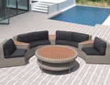 Garden Patio Outdoor Wicker Rattan Colorado Home Hotel Office Outdoor Sofa (J371)