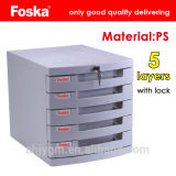 Foska Good Quality 5 Layers File Cabinet with Lock
