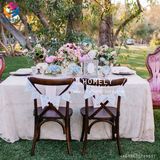 Hly Garden Oak X Back Chair Outdoor Cross Back Wedding Chair