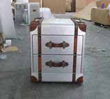 Vintage Aluminum Side Table, Corner Table, Antique Loft Style Side Table Rtk-62