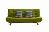 Modern Fabric Two Folded Sofa Bed