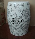 Antique Chinese Painted Porcelain Stool Ls-72