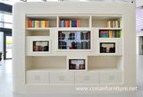 Modern Design Custom Sized Corian Bookshelf