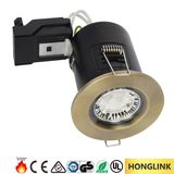 IP20 Fixed Bezel Changeable GU10 LED Fire Rated Downlight