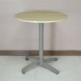 (SP-RT530) Uptop Cafe Used Round Wooden Folding Restaurant Table