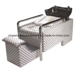 Shampoo Chair with Ceramic Basin Unit for Salon Shampoo furniture