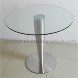 Wholesale Round Stainless Steel Base Cafe Restaurant Dining Table (SP-GT110)