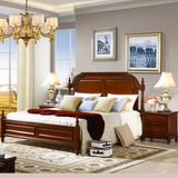 Aemerican Bedroom Furniture with Classical Bed and Antique Dresser