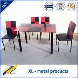 4/6/8 Seater Dining Table Modern Painting Glass Dining Sets