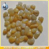 Decorative Pebbles for Garden and Pavement Yellow Color