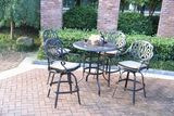 Garden Bar Set Cast Aluminum Furniture