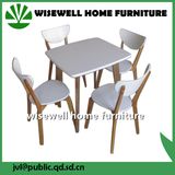 Oak Wood Furniture Set Square Dining Table