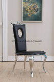 New Model High Quality Black Fabric Dining Chair