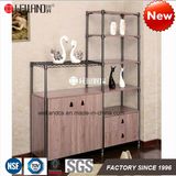 2017 High Quality Livingroom or Office Corner Storage Steel-Wooden Furniture
