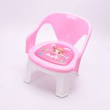 Safety Plastic Material Baby Dining Chair with Cartoon Pattern