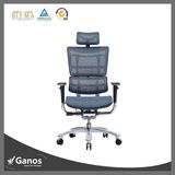 Wholesale Chrome High Back Ergonomic Mesh Office Chair with PU Armrest