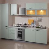 European Style PVC Faced Kitchen Cabinets