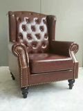 America Style Leather Chair, Living Room Furniture Chair (XT-12)