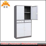 Two Drawer Double Section Metal Cabinet