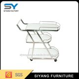 Hotel Food Service 3 Layer Steel Trolley