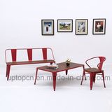 Hot Sales Beach Table Metal Restaurant Furniture Sets (SP-CT773)