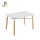 MDF New Design Replica Emes Matte Gloss Wooden Dining Table