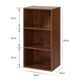 Wood Color Grain Standard Size Bookshelf