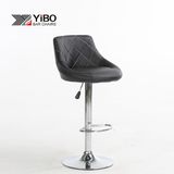 China Supplier Cheap Swivel PU Adjustable Seat Bar Stool Chair with Pedal