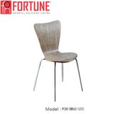 Simple Modern Wooden Fire Restaurant HPL Fininsh Modern Dining Chair (FOH-XM42-153)