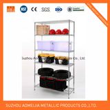 Metal Wire Shelf with Basket