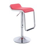 Contemporary Chrome Air Lift Adjustable Barber Swivel Club Bar Stools