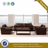 Modern Office Furniture Genuine Leather Couch Office Sofa (HX-CF020)