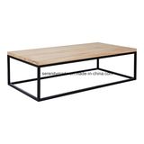 Industrial Restaurant Furniture Metal Frame Box Dining Table
